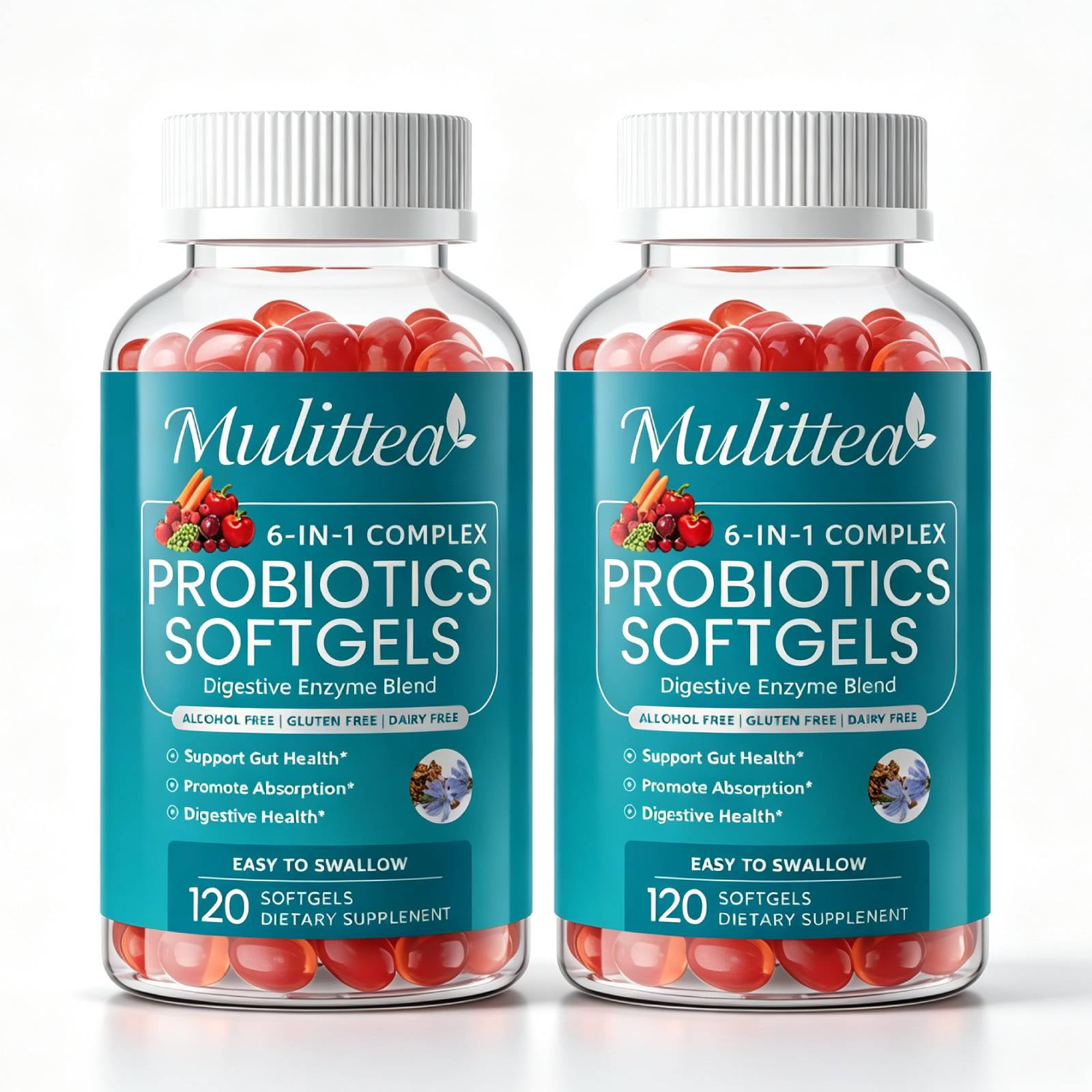 (2 Pack)Probiotic for Women & Men - Immune, Digestive & Gut Health -120 Capsule