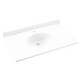 thumbnail image 2 of Swanstone 31W x 22D in. Ellipse Solid Surface Vanity Top, 2 of 3