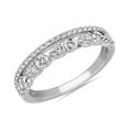 thumbnail image 1 of 0.25 Carat Excellent Rond Coupe Naturelle Diamond Belle Bande d'Éternité pour Mariée Solide 950 Platine Taille 5, 1 of 1