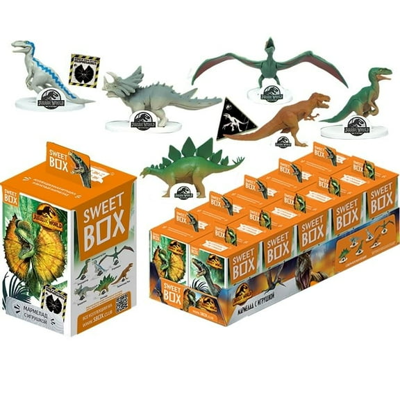 *SWEETBOX* MARMALADE W/TOY (JURASSIC WORLD) 10g/each, from Europe, 10 Pack