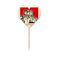 thumbnail image 1 of China Red Education Promotion Film Etiqueta del corazón de la bandera del palillo de dientes, 1 of 3