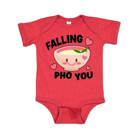 

Inktastic Falling Pho You with Cute Pho Bowl Gift Baby Boy or Baby Girl Bodysuit