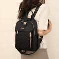 thumbnail image 1 of Mochila Xtellar Negra Mujer Impermeable de Nailon 15L Antirrobo con 10 Bolsillos, 1 of 3