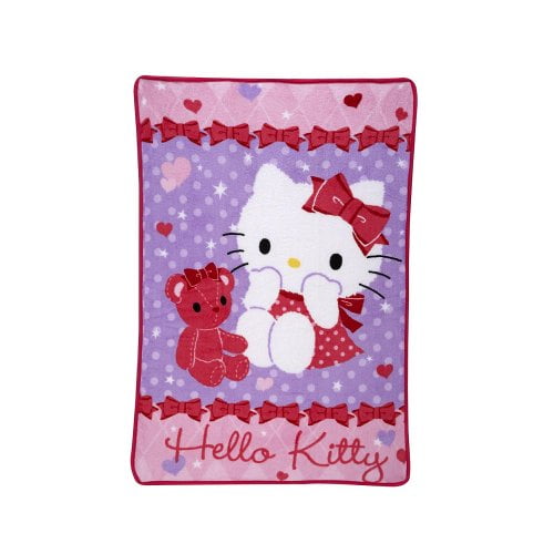 Hello Kitty Plush Toddler Blanket - Walmart.com - Walmart.com
