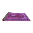 thumbnail image 2 of Ahgly Company Indoor Square Medallion Purple Traditional Area Rugs, 6' Square, 2 of 4