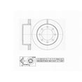 thumbnail image 6 of UltraHC Coated High Carbon Brake Rotor, Rear UR000548, Chevrolet Silverado 2500 HD 2010-2001, 6 of 6