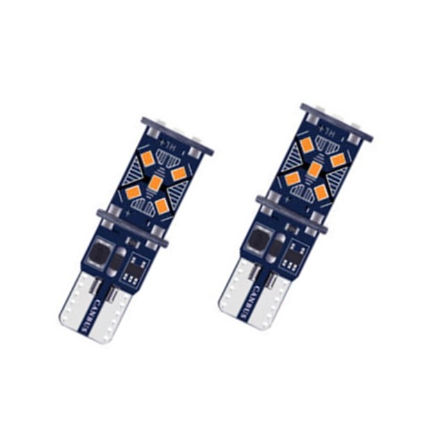 Speravity 2 uds luz de estacionamiento de coche 6000-6500k T10 bombilla de lectura de coche 5W LED lámpara de matrícula, bombillas blancas de giro Bombillas para automóviles Amarillo Speravity VI000956-06