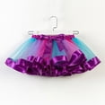 thumbnail image 2 of NOLDARES Tutu Skirt Girls Elastic Ballet Dance Skirts Layers Tulle Tutu for Toddler Kid Children 1-9 Years(Purple,9-11 Years), 2 of 7