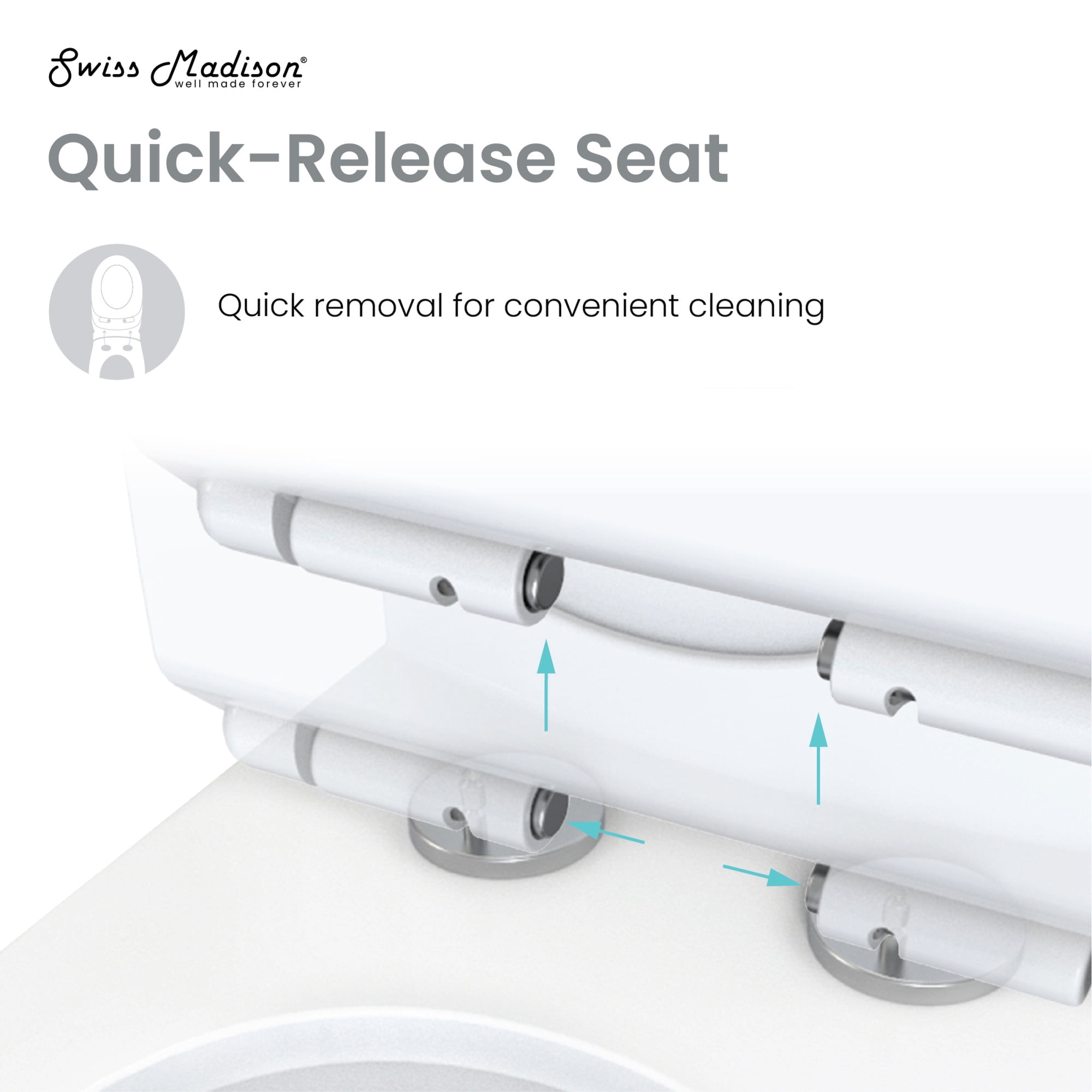 Concorde One-Piece Square Toilet, 14" Rough-In 1.1/1.6 gpf