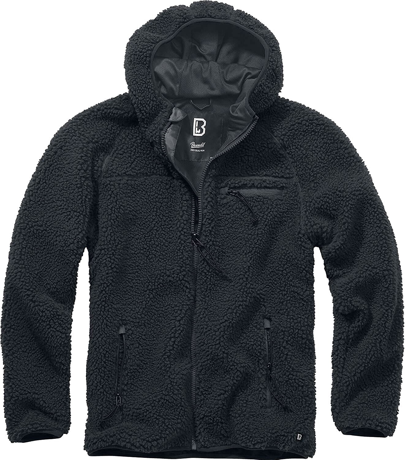 Brandit Men Fleece Jacket Teddyfleece 
