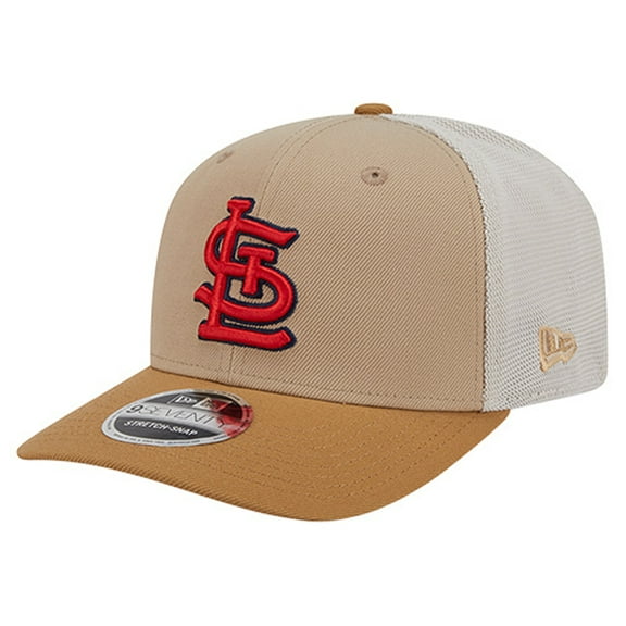 Men's New Era  Stone St. Louis Cardinals 9SEVENTY Trucker Adjustable Hat