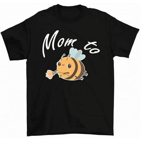 

Mom To Bee Cute Pregnancy T-Shirt Expecting Mom Maternity Mom Bumblebee Tee
