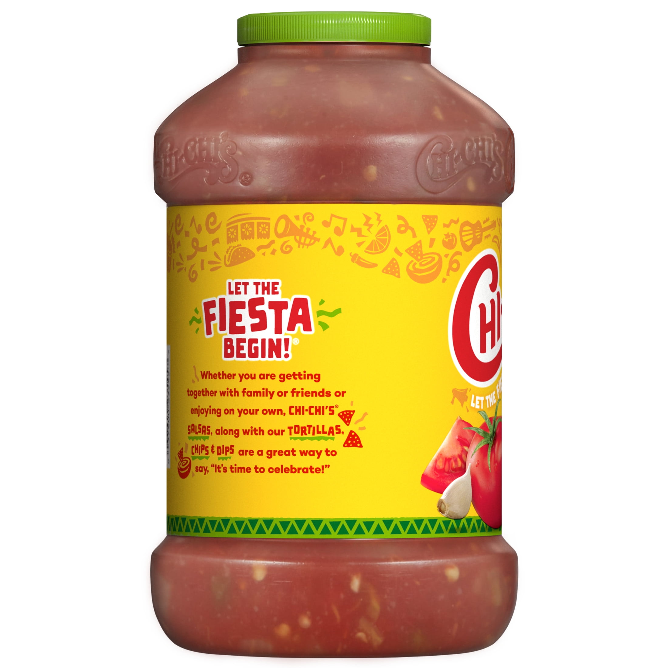 CHI CHI'S Thick & Chunky Mild Salsa, Gluten Free, Chip Dip, Large 60 oz Plastic Jug