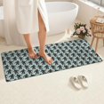 thumbnail image 4 of Blue Bigfoot Pattern Bathroom Rugs Mat,Non Slip Microfiber Bathroom Rug,Rubber Backing,Soft Bathroom Mats for Bathroom Floor,Tub and Shower,60x24in(150x60cm), 4 of 5