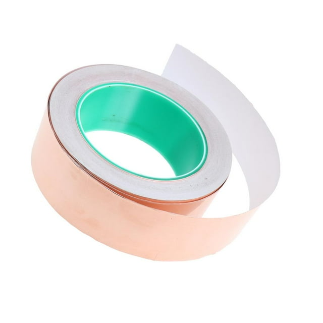 Almencla Rouleau de Ruban Adhésif Isolant Thermique en Cuivre Conducteur 40mm