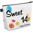 TRAHOO14th Birthday Gifts for Girls, Makeup Bag for Girls Daughter