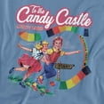 thumbnail image 2 of Candy Land to The Candy Castle Women's T Shirt, Carolina Blue, X-Large, 2 of 6