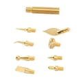 thumbnail image 1 of Modify Finishing Tool Tips, 8Pcs End Face Contact Brass 3D Printing Trimming Heads Widely   for Craft, 1 of 7