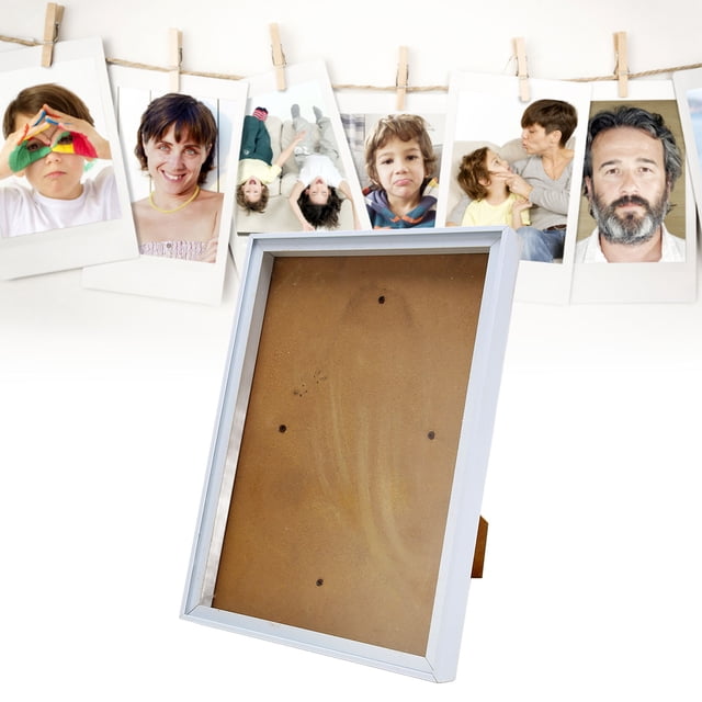 DIY Photo Frame, Picture Frame With Bracket Easy To Disassemble Plastic Decorative Photo Frame Art Home Decoration For Dried Flowers Shells