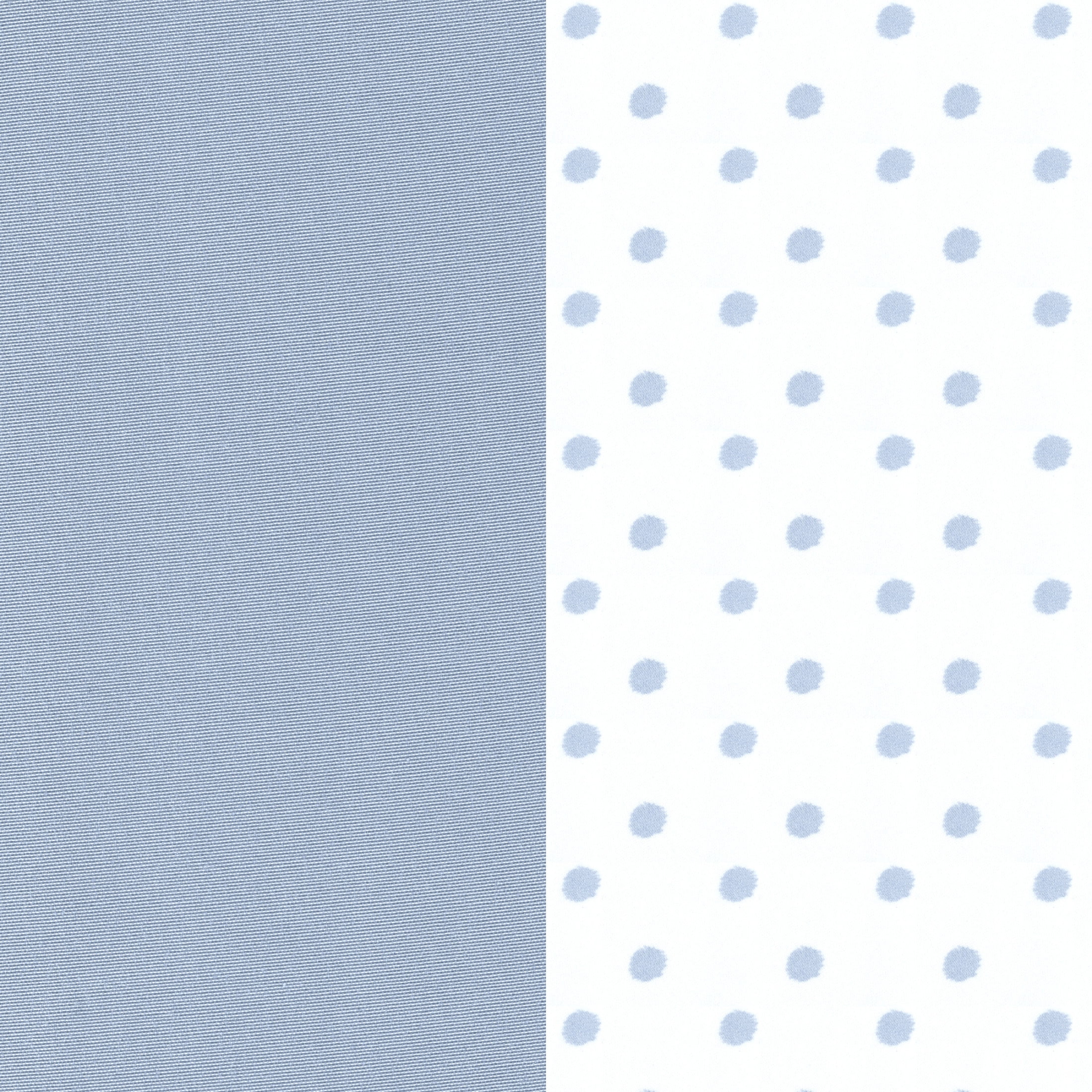 Chicco Lullaby Playard Fitted Sheets, Deep Pockets, Secure Fit - Blue Dot (Blue/White), New