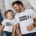 thumbnail image 2 of Boss And Assistant Matching Shirts, Dad Son Outfit, Funny Family Matching Tee Gift For Fathers Day, 2 of 7