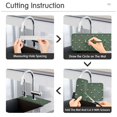 thumbnail image 5 of Yayeee Faucet Mat for Kitchen Sink 14.7" Diatomite Long Splash Guard Pad, Christmas Forest, 2 Pack, 5 of 7