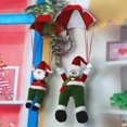 thumbnail image 6 of Ludlz 3 Pcs Santa Claus Decoration Snowman Parachutes somersaults Plush Doll Figurine Christmas Tree Hanging Ornaments Toys Xmas Gift, 6 of 8