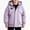 Purple, variant on NORO ARK Kids Coat Hooded Quilted Winter Jacket (5-15 Years) Warm Polyester Coat Orange Size 9