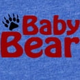 thumbnail image 2 of CafePress - Baby Bear - Cute Infant Baby Football Bodysuit, 2 of 3