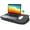 Black, variant on HUANG Lap Desk with Cushion, Fits 17" Laptops, Pillow Design with Tray & Phone Holder, Black