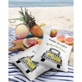 thumbnail image 3 of Pack of 2 Outdoor Pillow Covers, FARM TO TABLE PICKED LEMONS Lattice Truck Waterproof Square Throw Pillowcase Cushion Decorative Pillow Covers for Couch Patio Tent, 18x18 in, 3 of 6