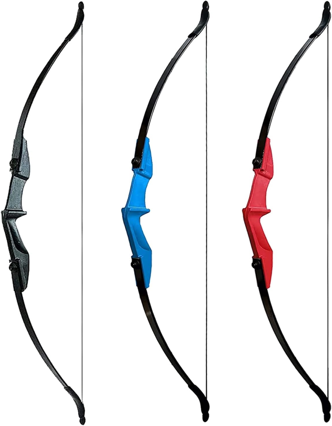 AME Archery Takedown Recurve Bow and Arrow Set Left/Rght Hand Longbow Kit Beginner Outdoor Hunting Shooting Practice 20lb 30lb 40lb