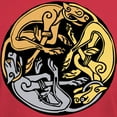thumbnail image 3 of CafePress - Celtic Chasing Hounds 1 Dark T Shirt - Men's Classic Graphic Cotton T-Shirt, 3 of 4