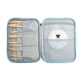 thumbnail image 2 of Estuche para agujas de tejer, estuche portátil para agujas de ganchillo, bolsa de almacenamiento organizadora de viaje para agujas de tejer y accesorios (solo bolsa), 2 of 5