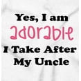 thumbnail image 2 of Adorable Like My Uncle Nephew Niece Toddler Boy Girl T Shirt Infant Toddler Brisco Brands 4T, 2 of 6