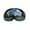 Black/white logo, variant on Ski Goggles 100% UV Protection Frameless Snowboard Goggles for Men,Women,Adults