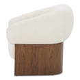 thumbnail image 3 of Moe's Home Collection Otto Accent Chair Fabric White, 3 of 8