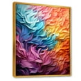 thumbnail image 2 of Designart "Vibrant Oscillations In Multicolor Op Art" Op Art Floater Framed Canvas Prints, 2 of 5