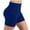 Blue, variant on hotojiny High Waist Yoga Shorts for Women Soft Stretch Butt Lifter Athletic Workout Running Shorts with Deep Pockets