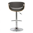 thumbnail image 6 of Home Square Butterfly Adjustable Swivel Bar Stool in Gray - Set of 2, 6 of 8