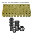 thumbnail image 1 of 50 Sets Cubes with Net Pots for Hydroponics Aquaponics Growing Vertical Garden, 1 of 9