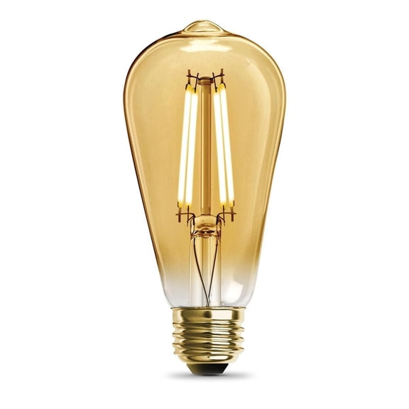 Bombilla Led Edison Vintage Transparente St19 E26 5.5W Luz C