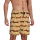 thumbnail image 2 of Fotbe Dachshund Dog Puppy Pantalones Cortos de Pijama para Hombre, Ropa de Dormir, Pantalones de Pijama Cortos para Hombre-3X-Large, 2 of 6