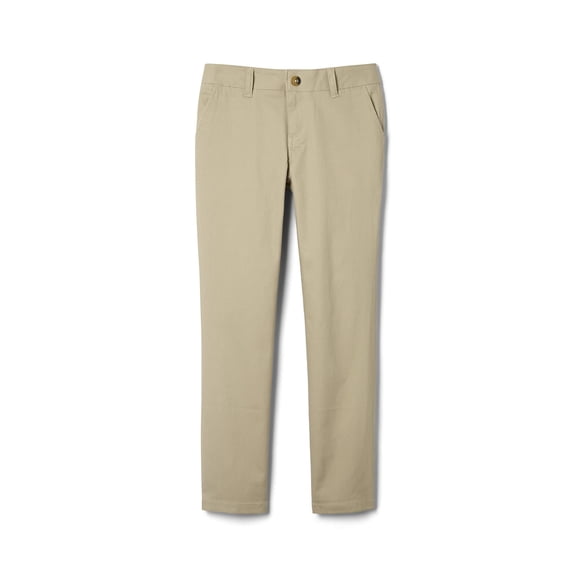 Pantalones French Toast 14 Caqui Twill Elástico Recto