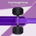 thumbnail image 2 of Hip Thrust Belt Purple for Dumbbells Heavy, Booty Belt for Hip Thrust, Slip-Resistant Padding Hip Thrust Belt for Gym or Home Workouts, 2 of 5