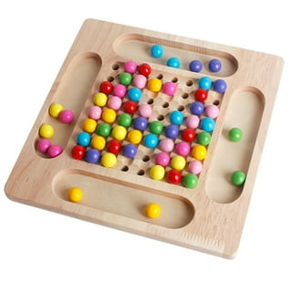 Rainbow Ball Matching Brinquedos Colorido Fun Puzzle Xadrez Jogo de  Tabuleiro Com 80pcs Contas Coloridas Intelligent Brain Game Brinquedo  Educacional