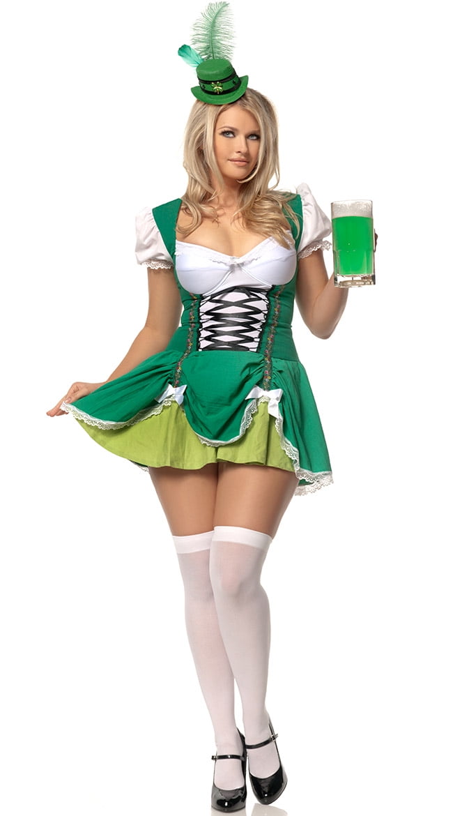 st patricks day fancy dress plus size