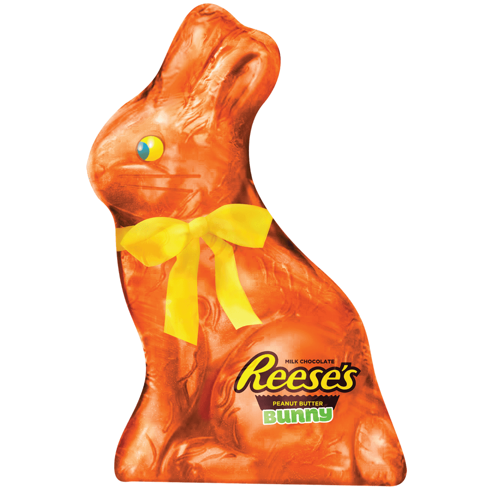 Reese's, Easter Chocolate Covered Peanut Butter Bunny Wrapped in Foil