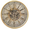 thumbnail image 1 of Yosemite Home Decor 5140032 Horloge Murale Ronde Golden Gears, 1 of 1