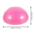 thumbnail image 3 of Pawsdot Gym Exercise Rosy Half Yoga Ball for Sport Balance and Massage, 3 of 5